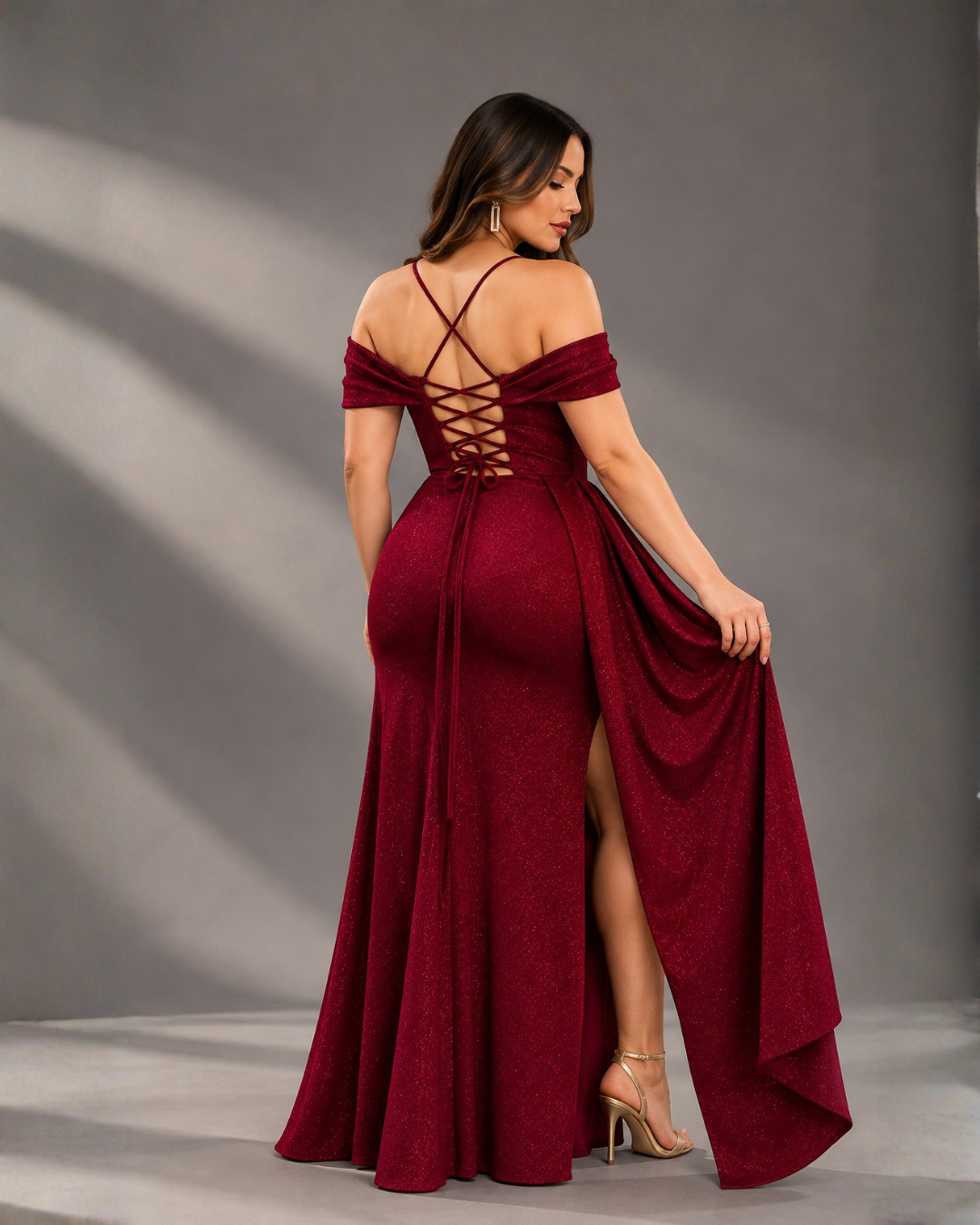 Vestido Amelí Vinotinto