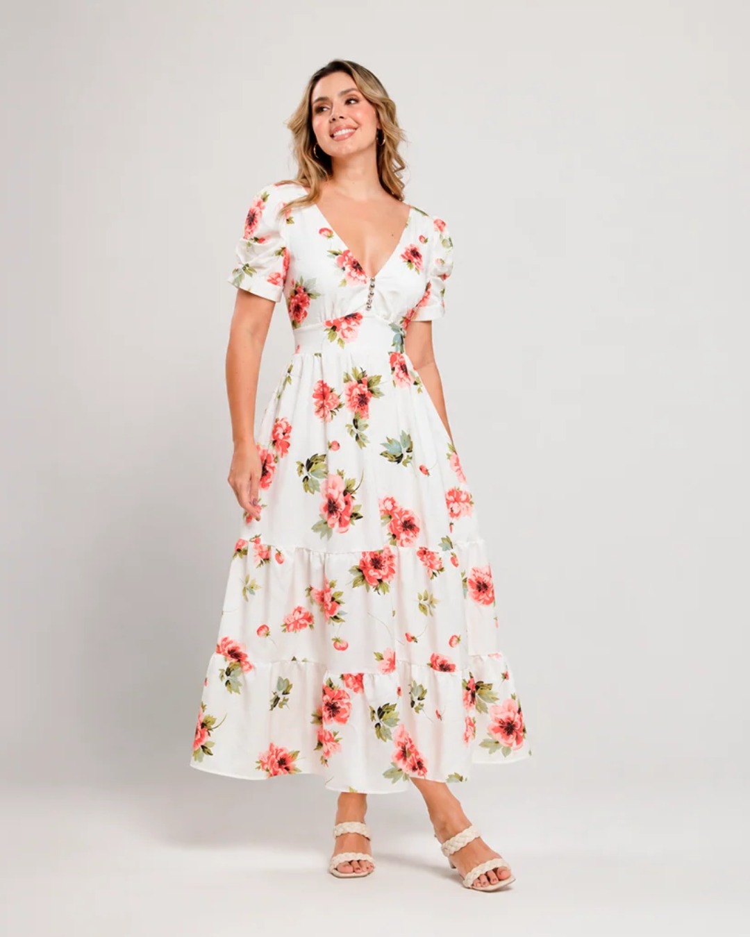 Vestido Amanda Coral