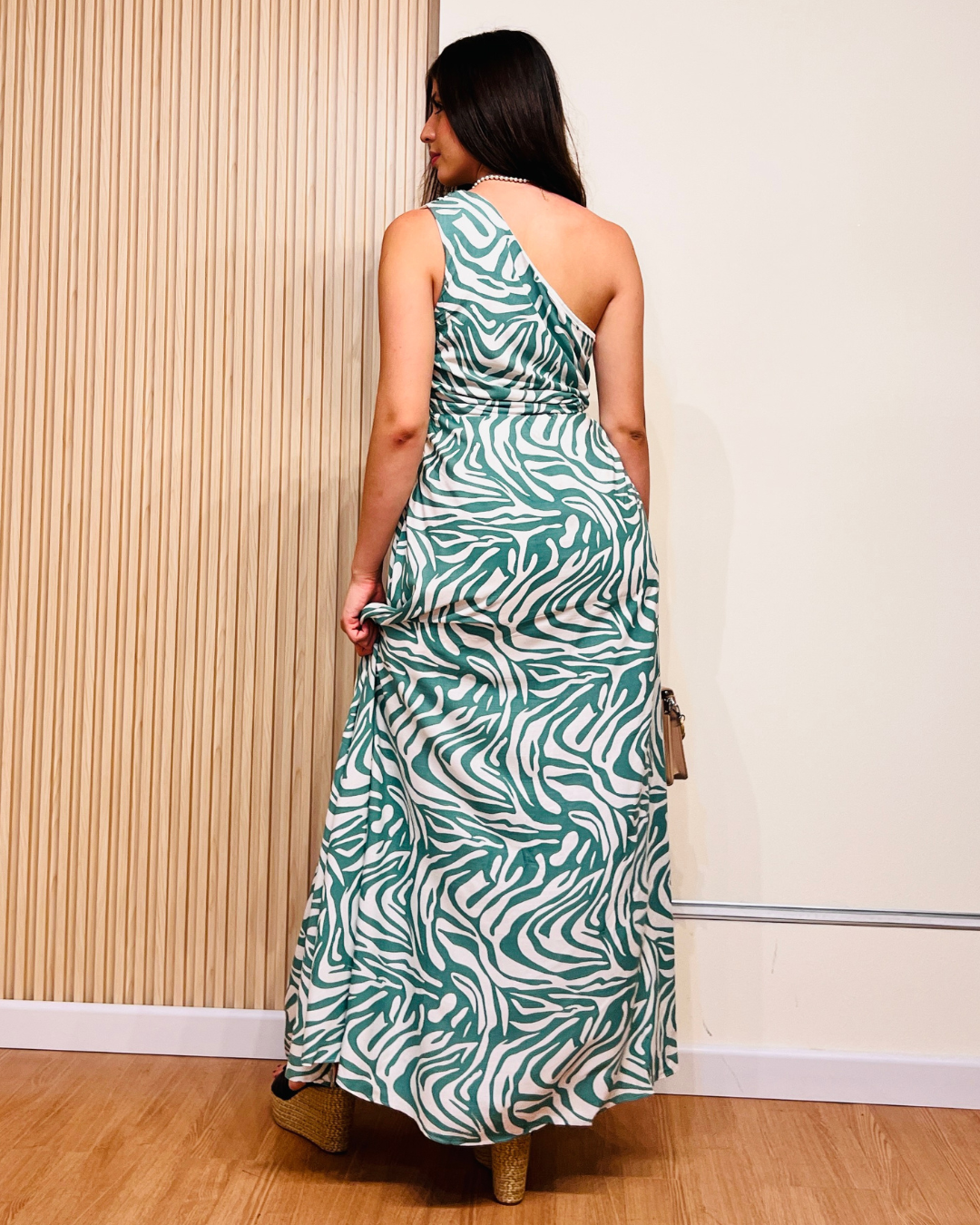 Vestido Cloe Verde Helecho