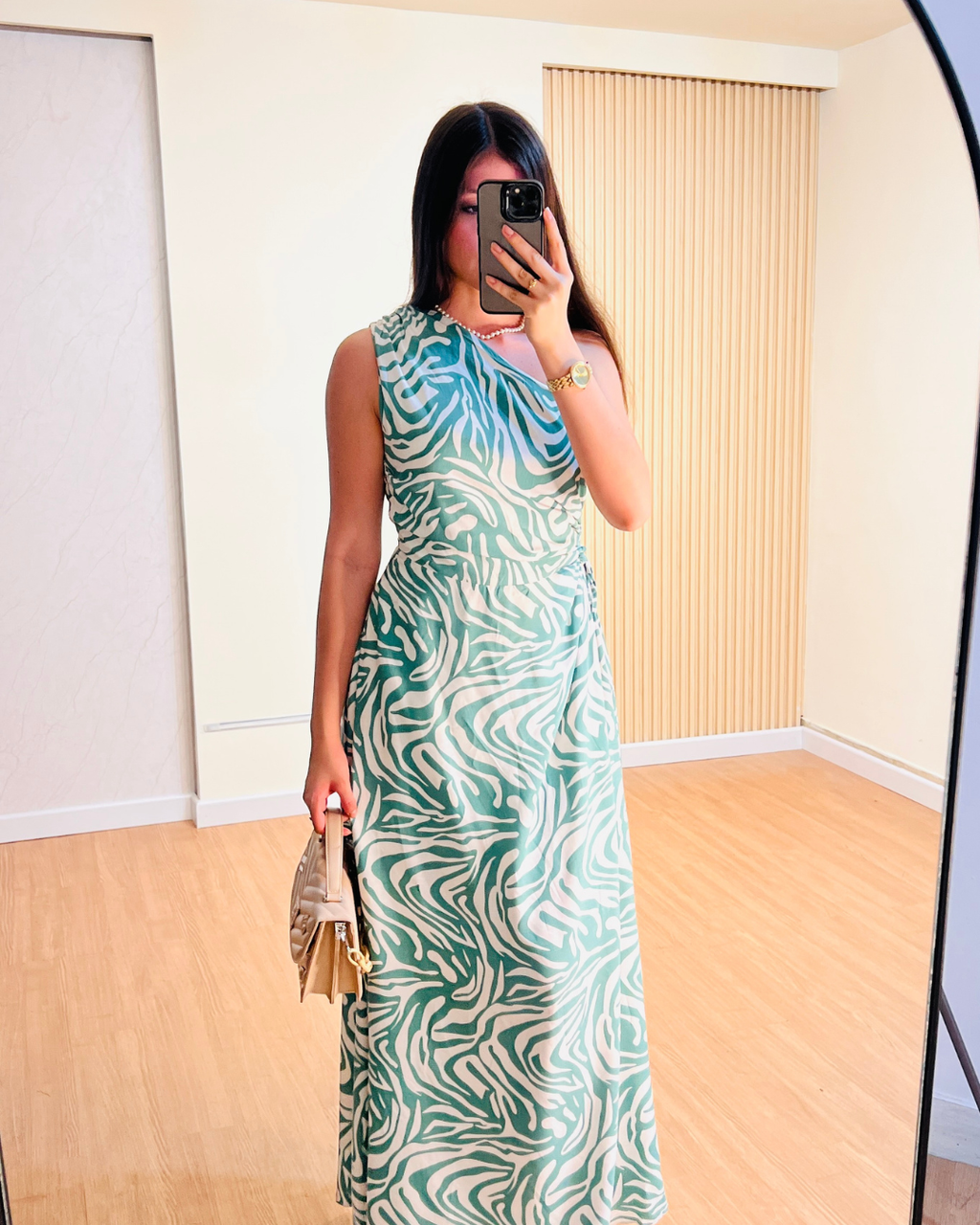 Vestido Cloe Verde Helecho