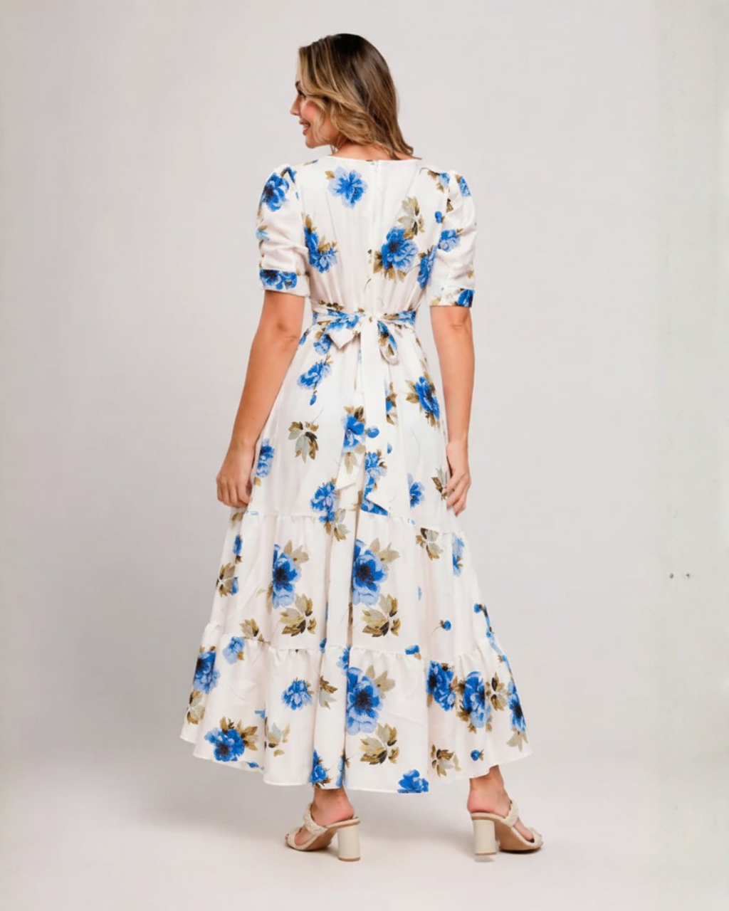 Vestido Amanda Azul Rey
